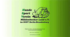 Desktop Screenshot of hsv-muehlenbeckerland.de